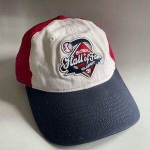 Gear For Sports Red White Navy Baseball Hall of Fame Classic Cap